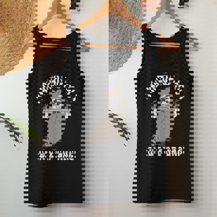 Raccoon Trash Panda Workout Tank Top - Fun Gym Apparel for Women Unique Gifts