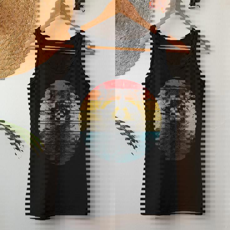 Raccoon Women’s Tank Top - Fun Outdoor Adventure Apparel Unique Gifts