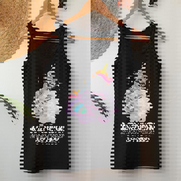 Raccoonicorn Lover Women's Tank Top - Enchanting Tranquility Unique Gifts