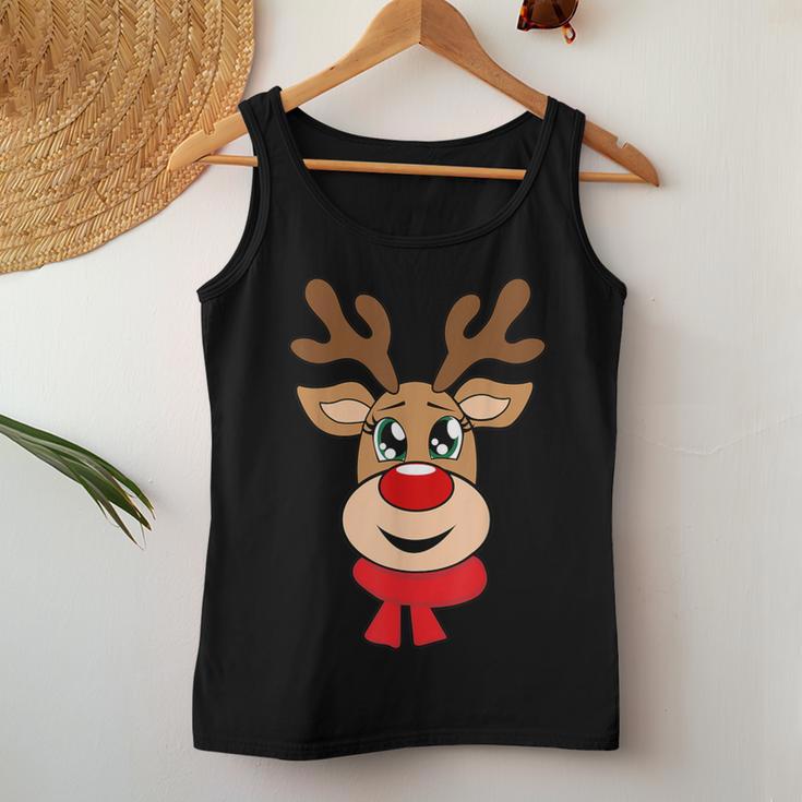 Reindeer Christmas Jumper Christmas Jumper Women's Tank Top Frauen Lustige Geschenke