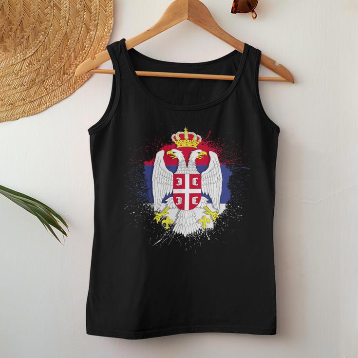 Serbia For Flag Belgrade Zagreb Tank Top Frauen Lustige Geschenke