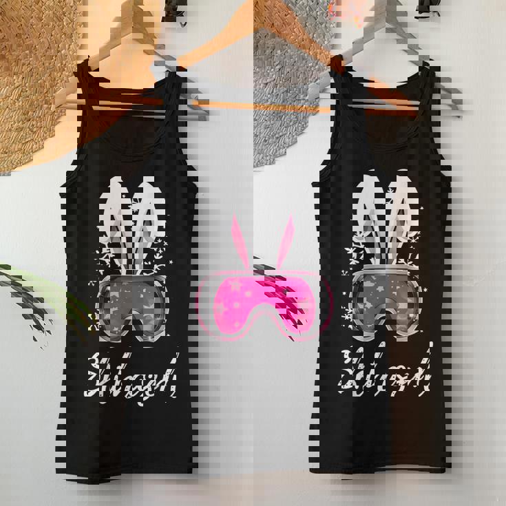 Skihaserl Aprés Ski Rabbit X Ski Bunny Drawing Tank Top Frauen Lustige Geschenke
