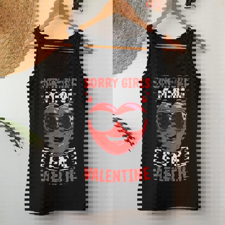 Sorry Girls My Mom Is My Valentine Valentines Day Boys Heart Women Tank Top Personalized Gifts