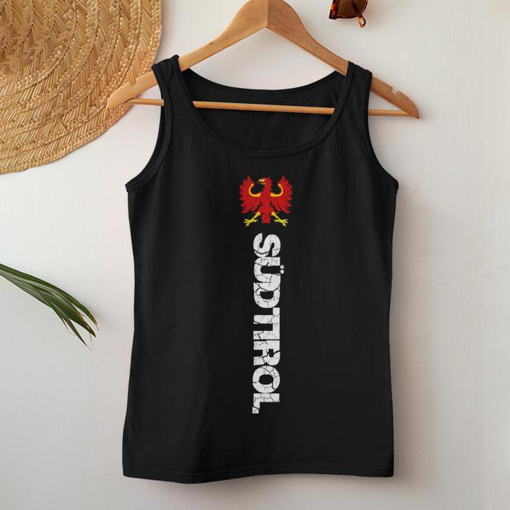 South Tyrol With South Tyrolean Eagle For And S Tank Top Frauen Lustige Geschenke