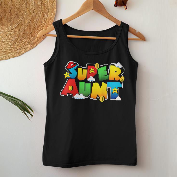 Super Aunt Best Aunt Ever For Aunt Tank Top Frauen Lustige Geschenke