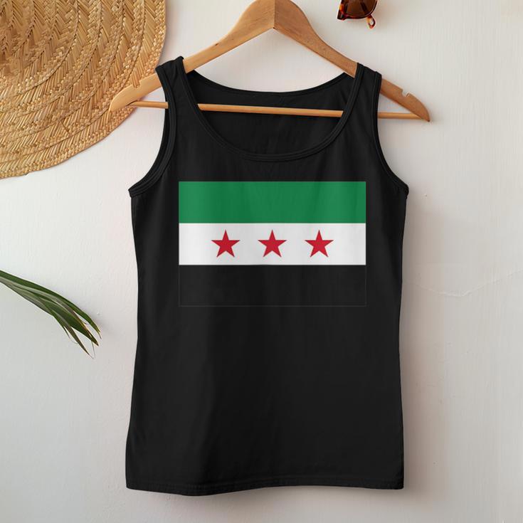 Syria Flag Decorative Arabs Syrian Asia Syria Tank Top Frauen Lustige Geschenke