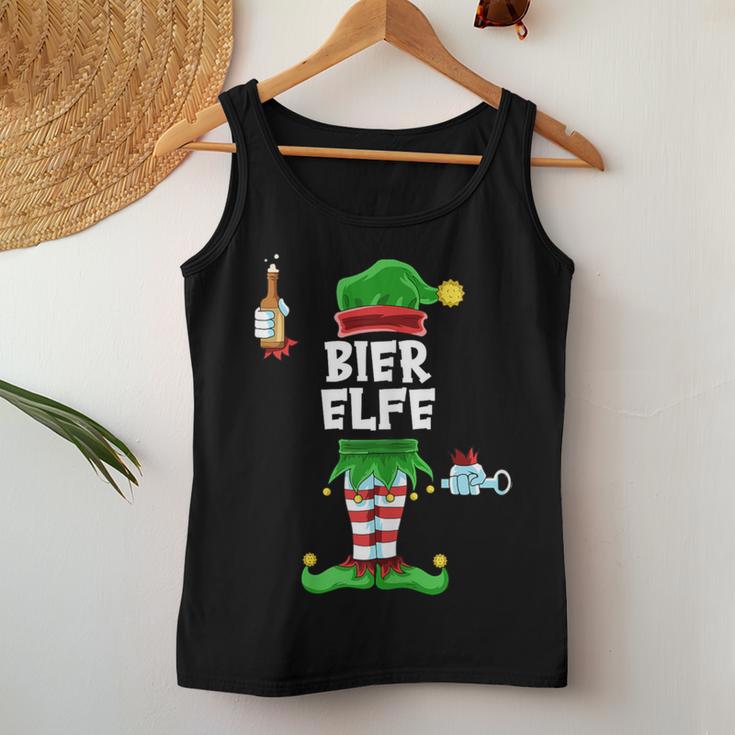 Women's Beer Elf Partner Look Beer Drinking Christmas Family Tank Top Frauen Lustige Geschenke