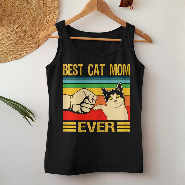 Women's Best Cat Mom Ever For The Woman Who Loves Your Cat Tank Top Frauen Lustige Geschenke