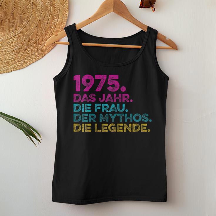 Women's Birthday intage 1975 Woman Myth Legend Tank Top Frauen Lustige Geschenke