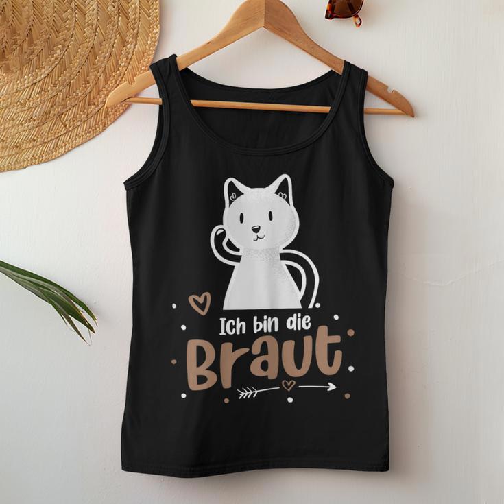 Women's Bridal Hen Night Cat Wedding Tank Top Frauen Lustige Geschenke