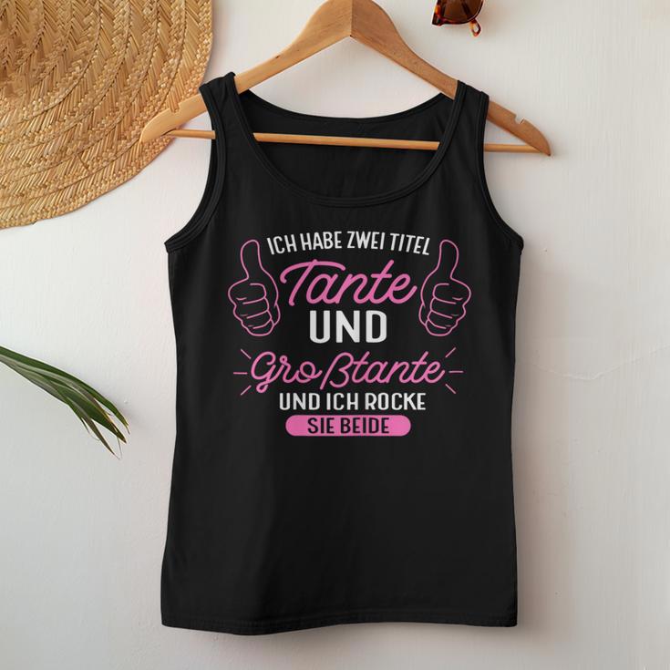 Women's Grandaunt Grandaunt Aunt Tank Top Frauen Lustige Geschenke