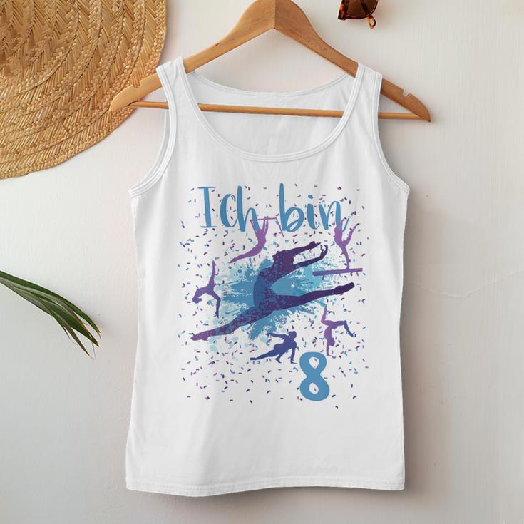 Children's 8Th Birthday Girls' Gymnastics Ich Bin 8 Tank Top Frauen Lustige Geschenke