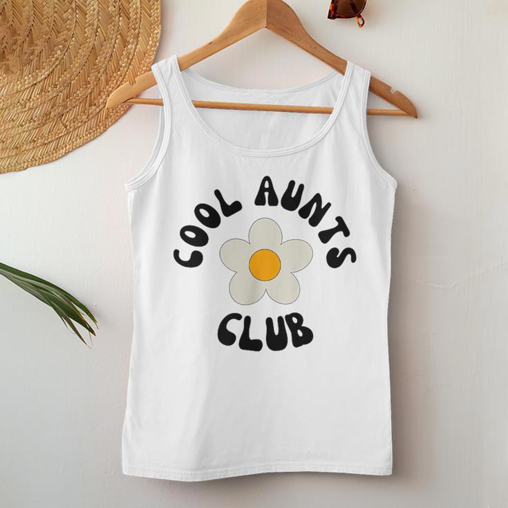 Floral Cool Aunts Club Auntie Again Gray Tank Top Frauen Lustige Geschenke