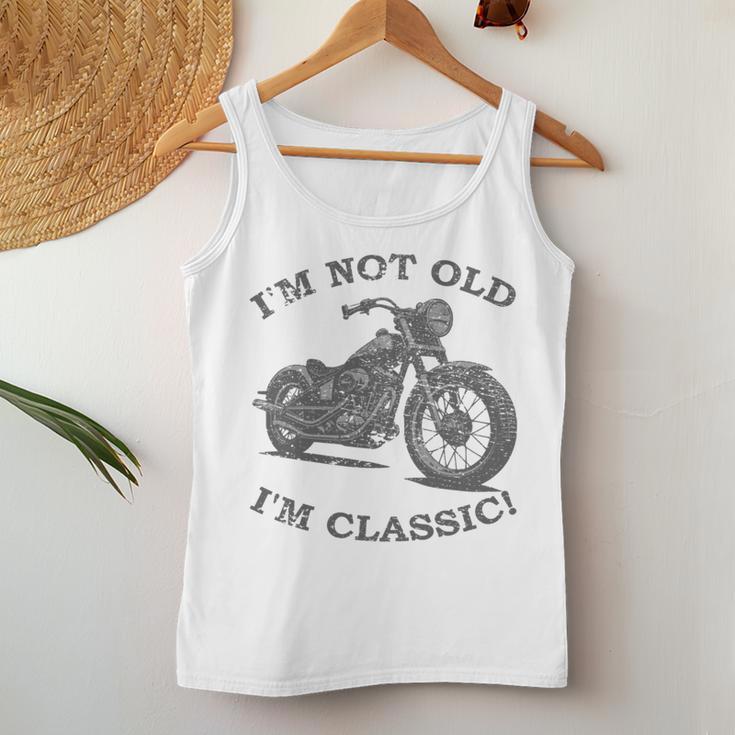 Ich Bin Nicht Alt Ich Bin Klassische Lustige Motorrad & Women's Tank Top Frauen Lustige Geschenke