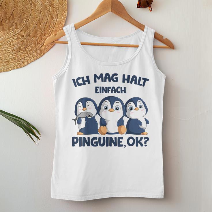 Ich Mag Halt Penguins Girls Children Women's Penguin Tank Top Frauen Lustige Geschenke