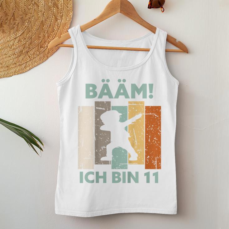 Kinder Bääm Ich Bin 11 Elf Jahre Junge 11 Geburtstag Mädchen Tank Top Frauen Lustige Geschenke