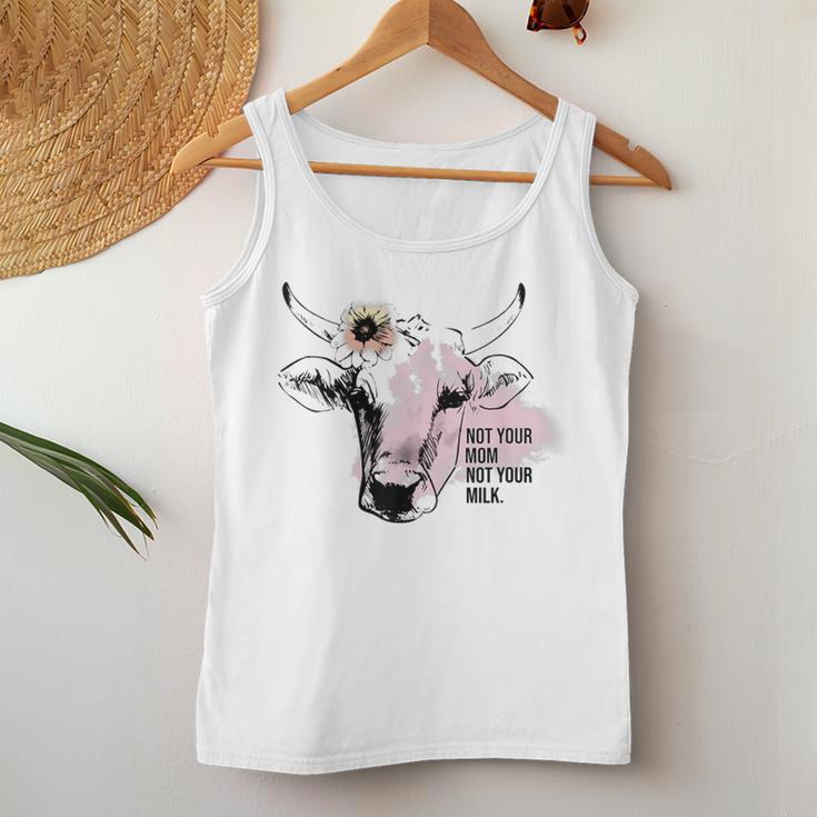 Not Your Mom Not Your Milk Tank Top Frauen Lustige Geschenke