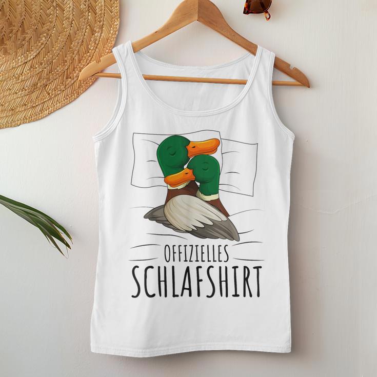 Official Sleep Duck Sleep Duck Tank Top Frauen Lustige Geschenke