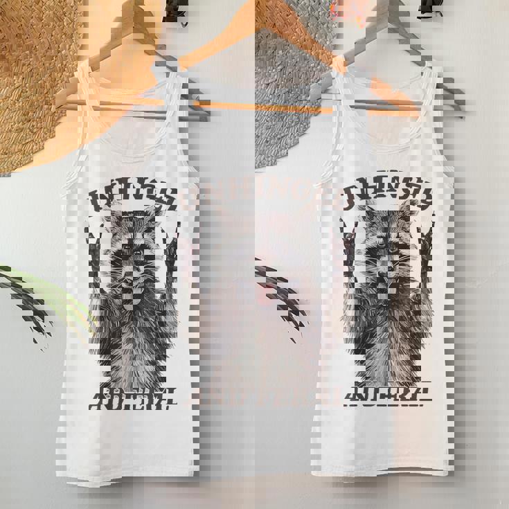 Retro Raccoon Summer Women's Tank Top - Wild & Fun Vibe Unique Gifts