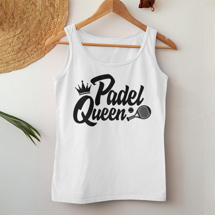 Women's Padelist Player Padel Tennis Padel Queen Tank Top Frauen Lustige Geschenke