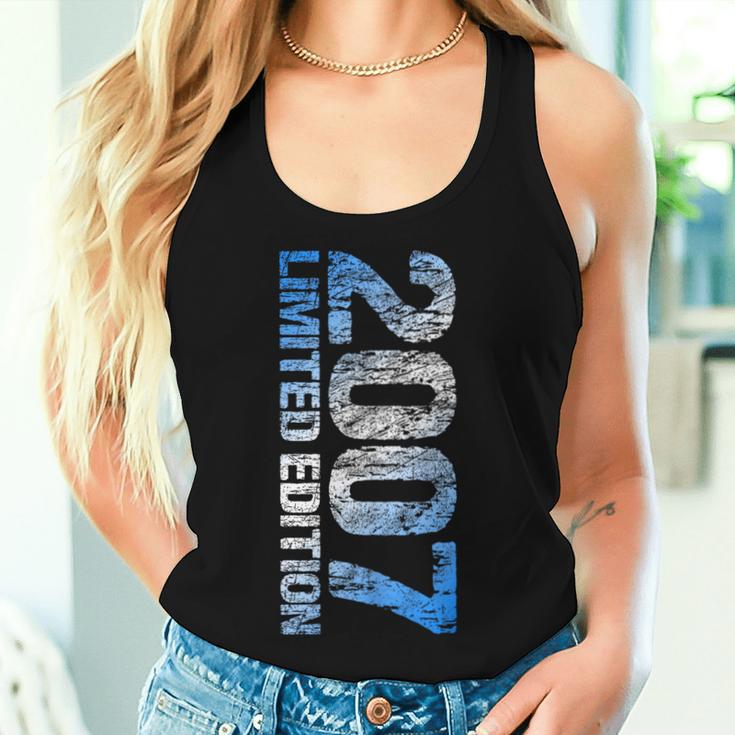 16Th Birthday 2007 Boy Girl 16 Years Limited Edition Tank Top Frauen Geschenke für Sie