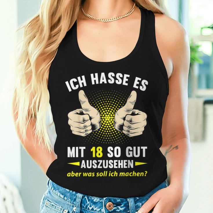 18Th Birthday Boy Girl 18 Years 2003 Saying Tank Top Frauen Geschenke für Sie