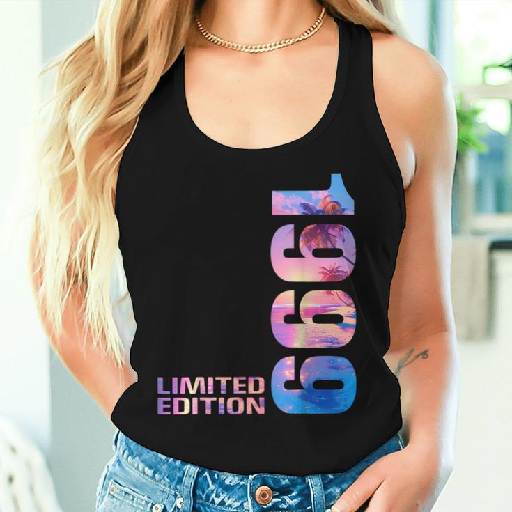 1999 Man Woman 25Th Birthday Limited Edition 25 Tank Top Frauen Geschenke für Sie