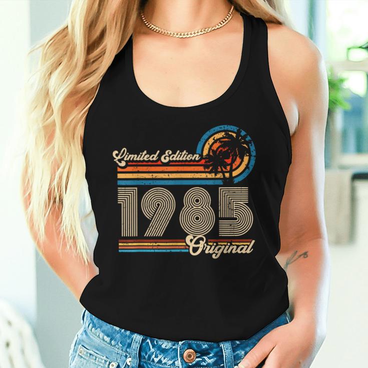 40Th Birthday Original Womenintageintage 1985 Tank Top Frauen Geschenke für Sie