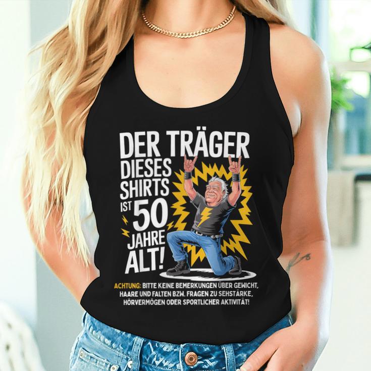 50Th Birthday Man Woman 50 Years 1974 Decorative Tank Top Frauen Geschenke für Sie