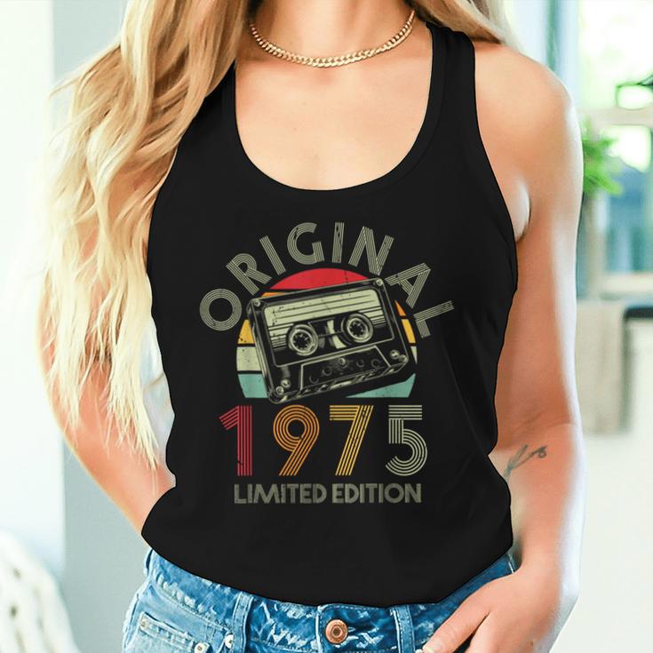 50Th Birthday Original Womenintage 1975 Tank Top Frauen Geschenke für Sie