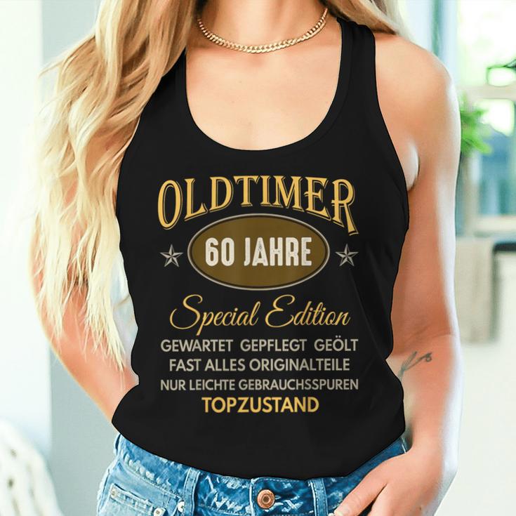 60Th Birthday Man Decoration 60Th Birthday Woman S Tank Top Frauen Geschenke für Sie