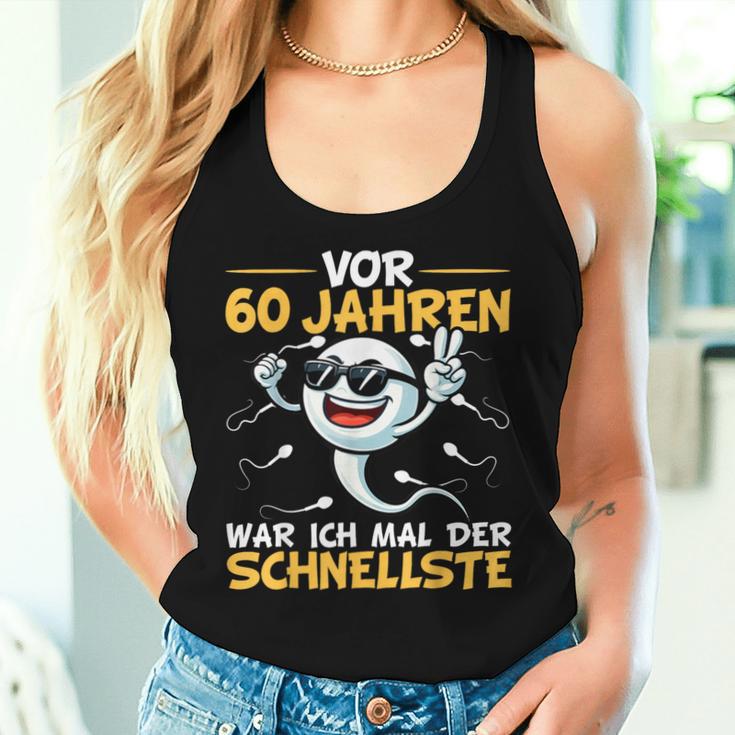 60Th Birthday Man Woman 60 Years 1964 Decorative Tank Top Frauen Geschenke für Sie