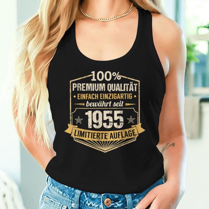 66Th Birthdayintage 1955 Man Woman Unique Tank Top Frauen Geschenke für Sie