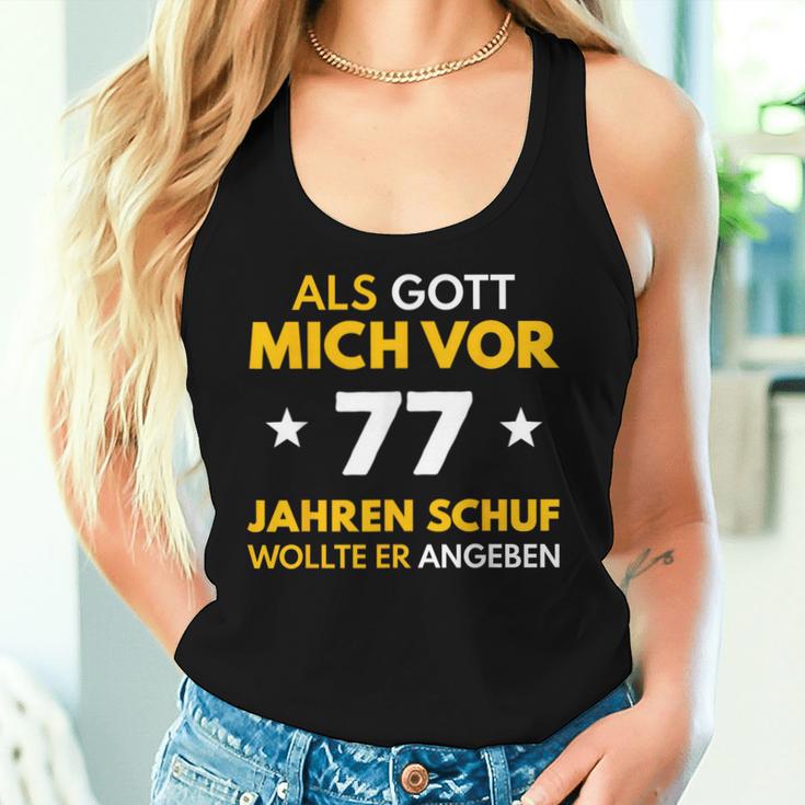 77Th Birthday Man Woman 77 Years 1946 Decorative Tank Top Frauen Geschenke für Sie