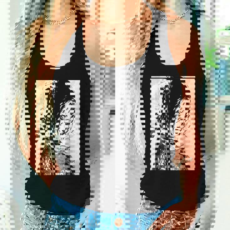 Anime Gothic Girl Aesthetic Soft Grunge Waifu Japanese Otaku Women Tank Top Gifts for Her
