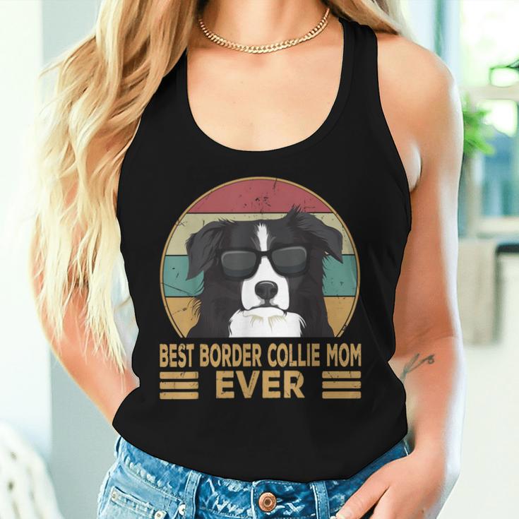 Best Border Collie Mom Ever Dog Mum Tank Top Frauen Geschenke für Sie