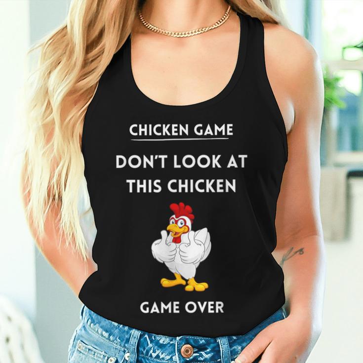 Chicken Game Chicken Joke Check Out This Chicken Tank Top Frauen Geschenke für Sie