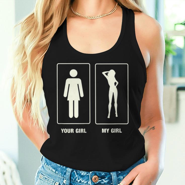 Cool Girlfriend Your Girl My Girl Tank Top Frauen Geschenke für Sie