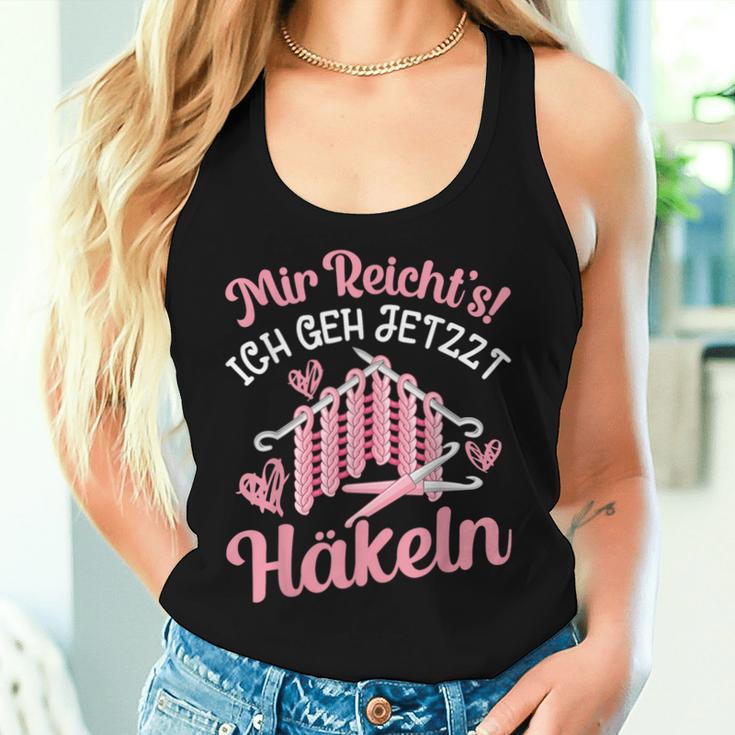 Crochet Knitting Saying Wool Needle Women's Tank Top Frauen Geschenke für Sie