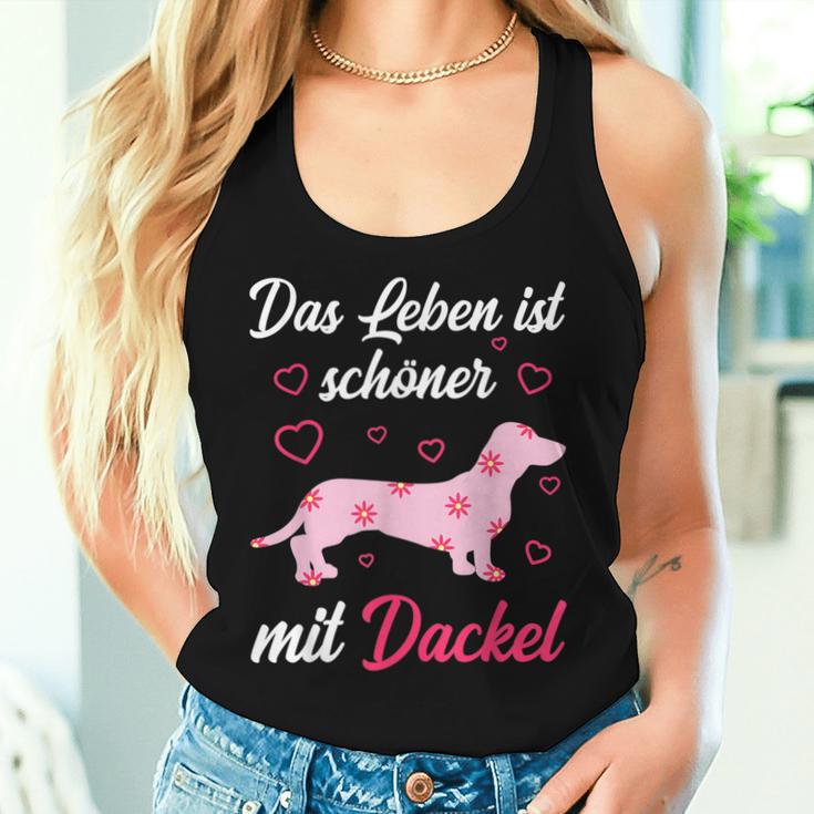 Dachshund Dog Girl Lady Tank Top Frauen Geschenke für Sie