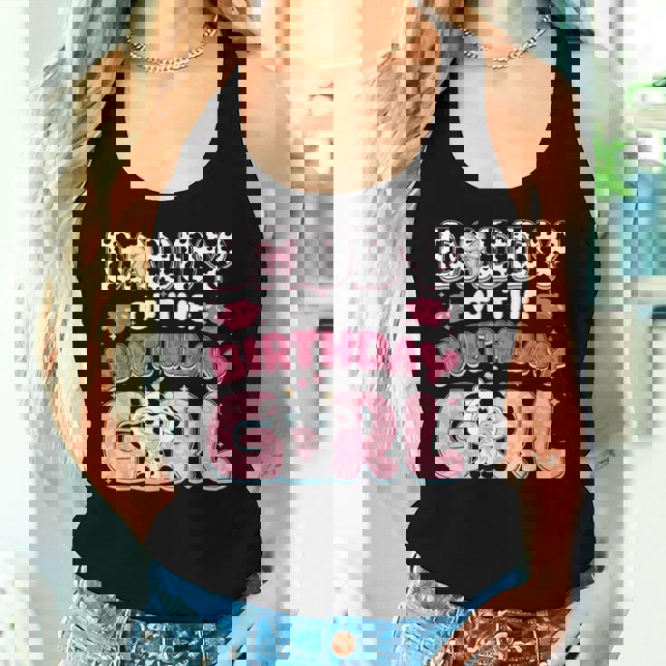 Dad And Mom Daddy Birthday Girl Cow 1St One Family Decor Women Tank Top Gifts for Her