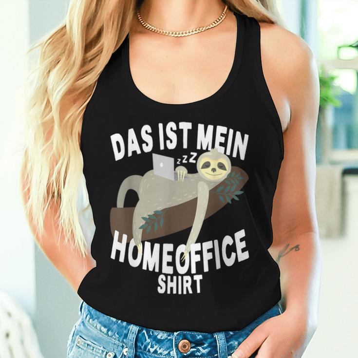 Das Ist Mein Homeoffice Sloth Home Office Tank Top Frauen Geschenke für Sie