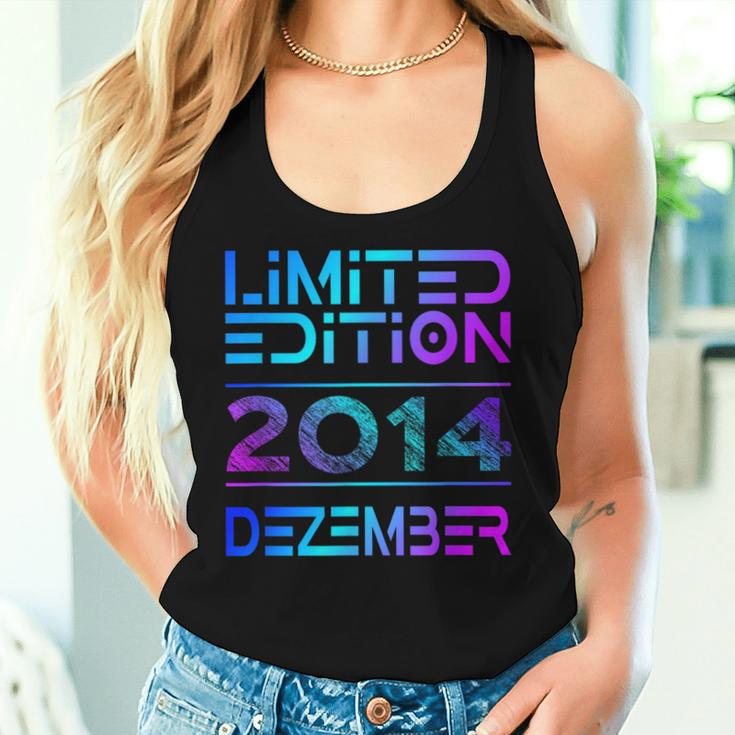 December 2014 Boy Girl 9Th Birthday Limited Edition Tank Top Frauen Geschenke für Sie