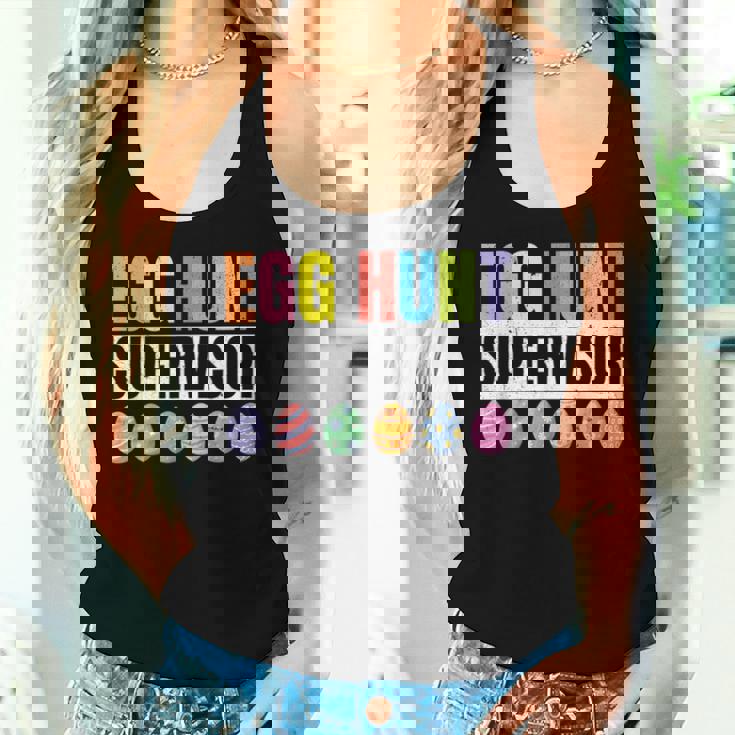 Egg Hunt Supervisor Mom Dad Egg Hunting Squad Girls Boys Women Tank Top Gifts for Her