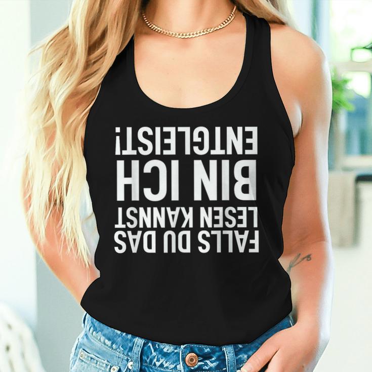 Eisenbahn Zug Falls Du Das Lesen Kannst Bin Ich Entgleist Tank Top Frauen Geschenke für Sie