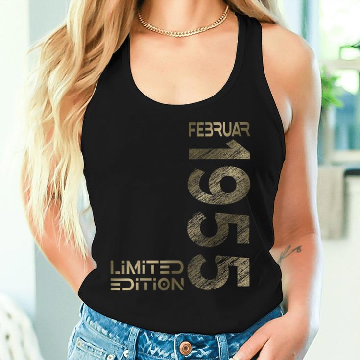 February 1955 Man Woman 70Th Birthday Limited Edition Tank Top Frauen Geschenke für Sie