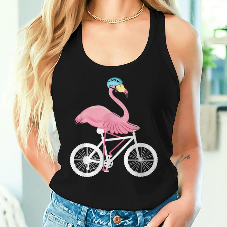 Flamingo Bicycle Bike Flamingo Tank Top Frauen Geschenke für Sie