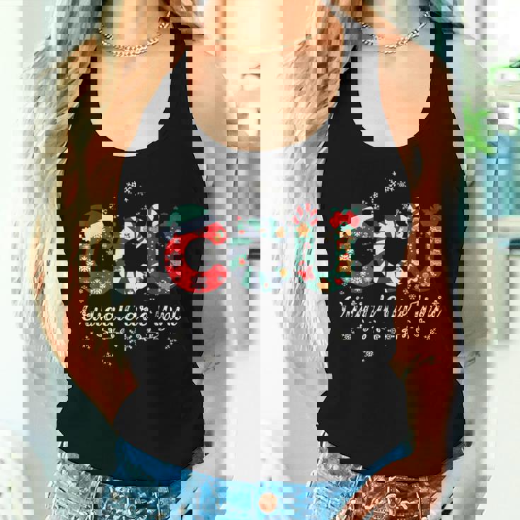 Ccu Nurse Christmas Critical Care Unit Xmas Girl Nurse Women Tank Top Gifts for Her