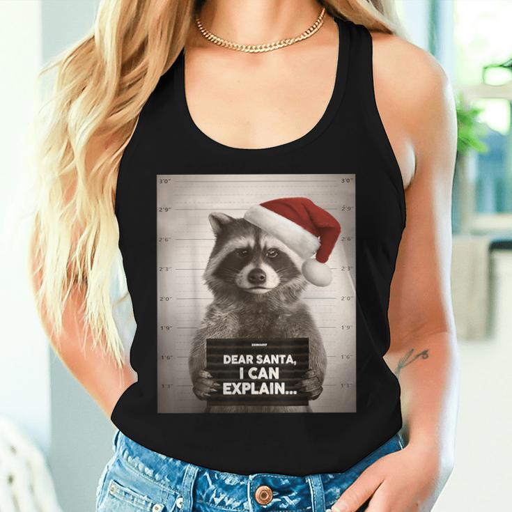 Christmas Outfit Women's Raccoon Tank Top Frauen Geschenke für Sie