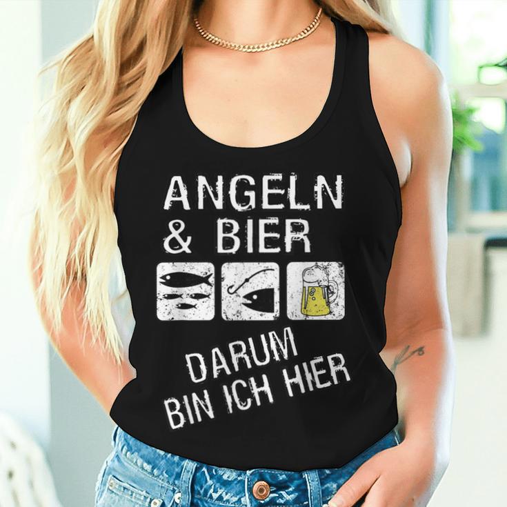 Fishing Fishing And Beer For Fisherman Tank Top Frauen Geschenke für Sie